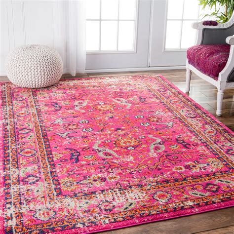 large pink rug for sale